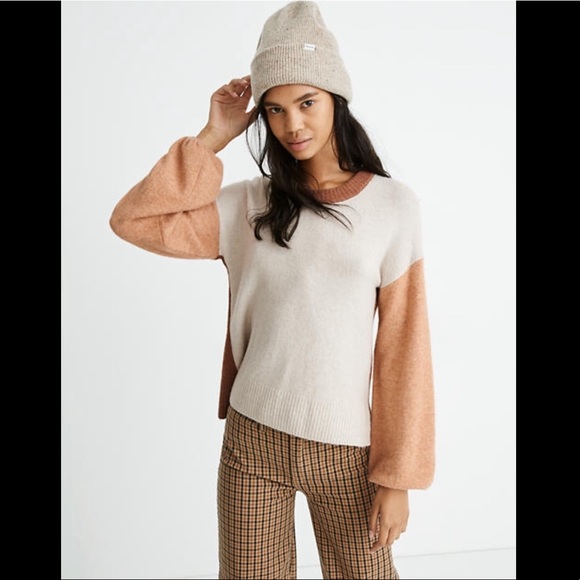 Madewell Sweaters - madewell Payton Colorblock Sweater NWT XXS